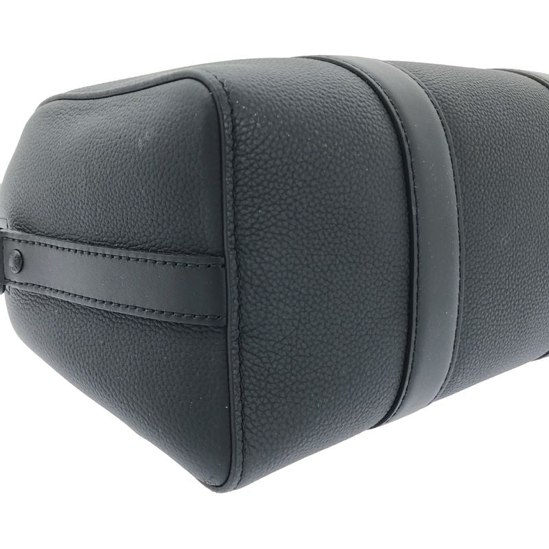 Louis Vuitton M59255 City Keepall Noir Black Leather Shoulder Bag - Black -