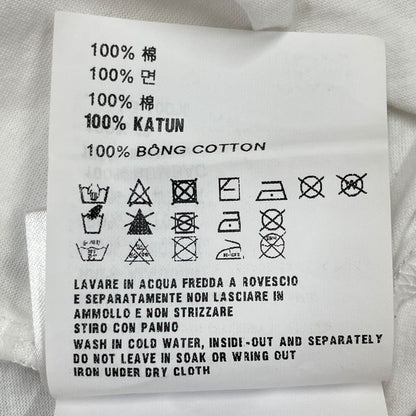 Prada 19SS White 39507 Cotton Logo T-shirt 42