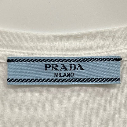 Prada 19SS White 39507 Cotton Logo T-shirt 42
