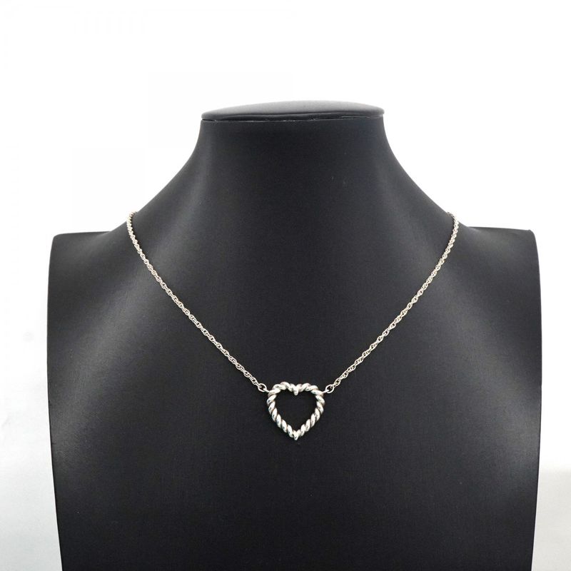 Tiffany & Co Necklace Twisted Heart Silver 925 Ladies