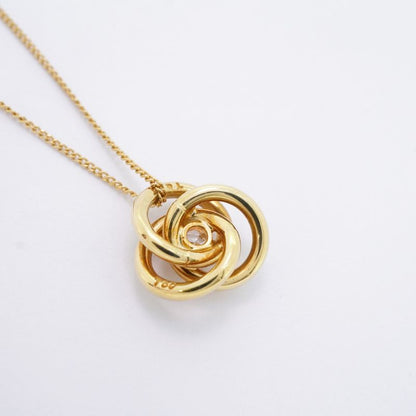 Tiffany & Co Necklace 3 Hoops 1PD 18K Yellow Gold Yellow Gold With Diamonds