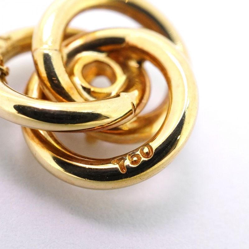 Tiffany & Co Necklace 3 Hoops 1PD 18K Yellow Gold Yellow Gold With Diamonds