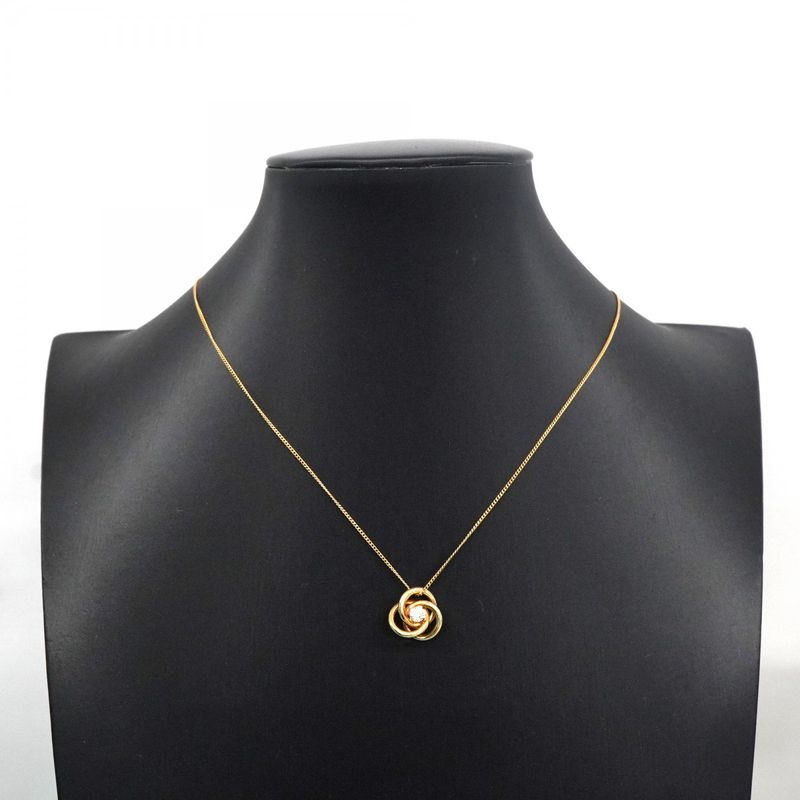 Tiffany & Co Necklace 3 Hoops 1PD 18K Yellow Gold Yellow Gold With Diamonds