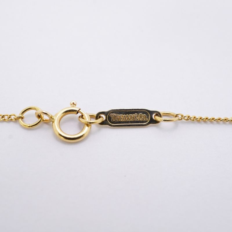 Tiffany & Co Necklace 3 Hoops 1PD 18K Yellow Gold Yellow Gold With Diamonds