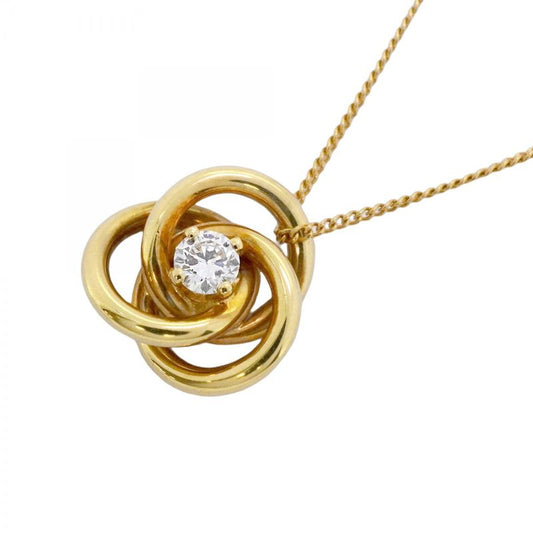 Tiffany & Co Necklace 3 Hoops 1PD 18K Yellow Gold Yellow Gold With Diamonds