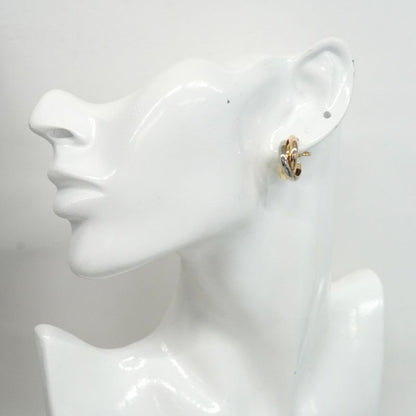 Cartier Earrings Trinity 18K Yellow Gold Yellow Gold 18K White Gold White Togo