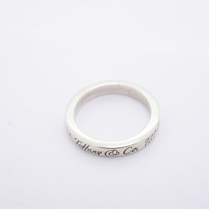 Tiffany & Co Ring Notes Narrow Silver 925 Size 65 Ladies
