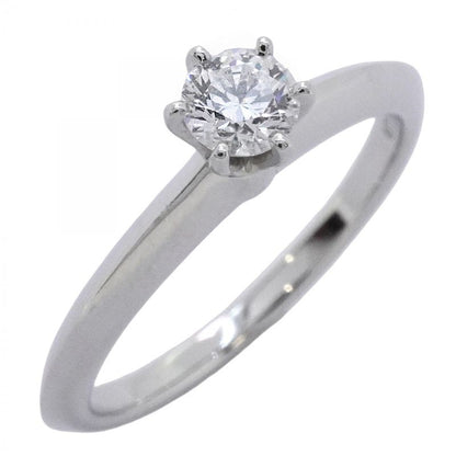 Tiffany & Co Ring Solitaire 1PD Pt950 Platinum Diamond 025ct 11 Ladies