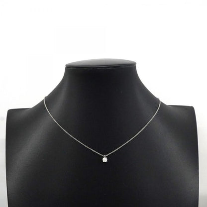 Tiffany & Co Necklace Solitaire 1PD Pt950 Platinum Diamond 026ct Ladies