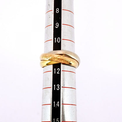 Cartier Ring Trinity 18K Yellow Gold Yellow Gold 18K White Gold White Togo Old