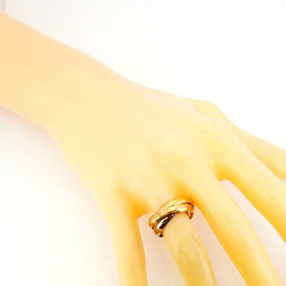 Cartier Ring Trinity 18K Yellow Gold Yellow Gold 18K White Gold White Togo Old