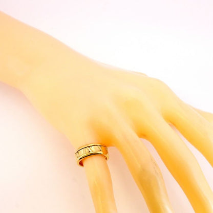 Tiffany & Co Ring Atlas 18K Yellow Gold Yellow Gold Size 85 Ladies