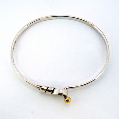 Tiffany & Co Bangle Hook And Eye 18K Yellow Gold Yellow Gold Silver 925 Women