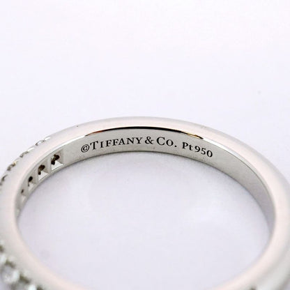Tiffany & Co Ring Novo Half Eternity Pt950 Platinum Diamond #4 Ladies
