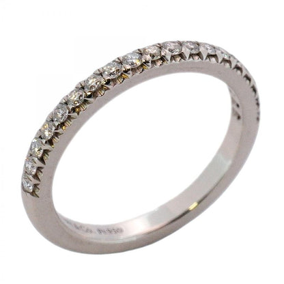 Tiffany & Co Ring Novo Half Eternity Pt950 Platinum Diamond #4 Ladies