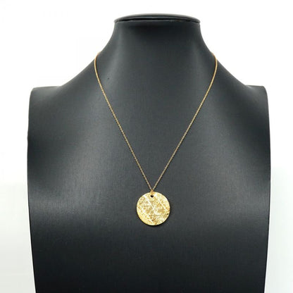 Tiffany & Co Necklace Notes Round Shape Circle 18K Yellow Gold Yellow Gold
