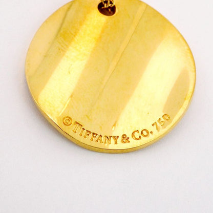 Tiffany & Co Necklace Notes Round Shape Circle 18K Yellow Gold Yellow Gold