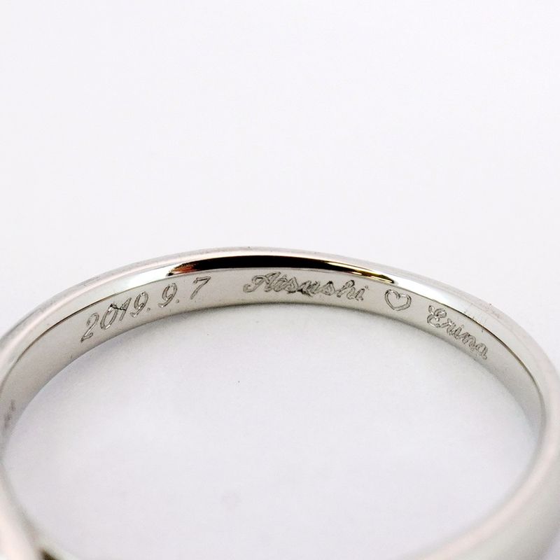 Tiffany & Co Ring Harmony 1PD Pt950 Platinum Diamond 034ct 95 Ladies