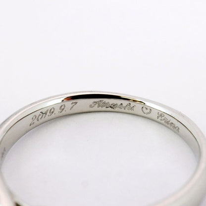 Tiffany & Co Ring Harmony 1PD Pt950 Platinum Diamond 034ct 95 Ladies