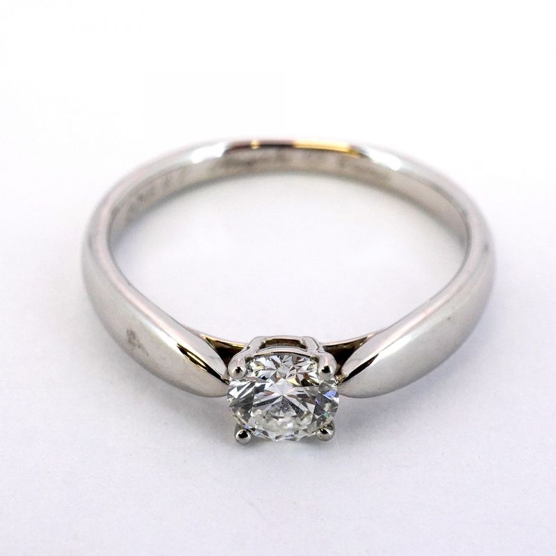 Tiffany & Co Ring Harmony 1PD Pt950 Platinum Diamond 034ct 95 Ladies