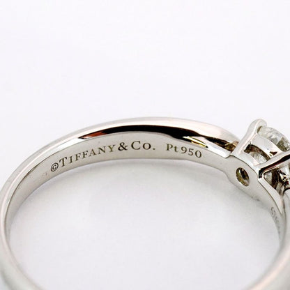 Tiffany & Co Ring Harmony 1PD Pt950 Platinum Diamond 034ct 95 Ladies