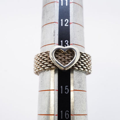Tiffany & Co Ring Somerset/mesh/heart Silver 925 Size 14 Ladies