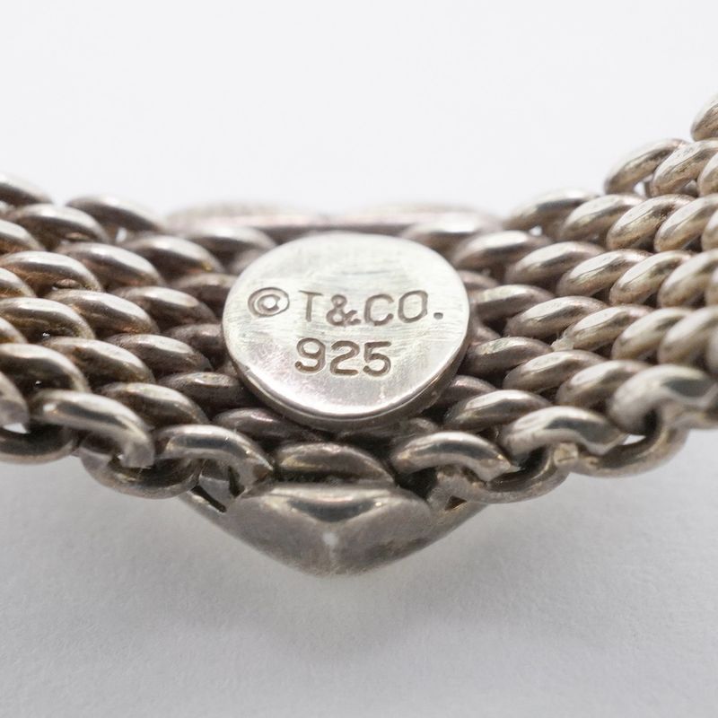 Tiffany & Co Ring Somerset/mesh/heart Silver 925 Size 14 Ladies