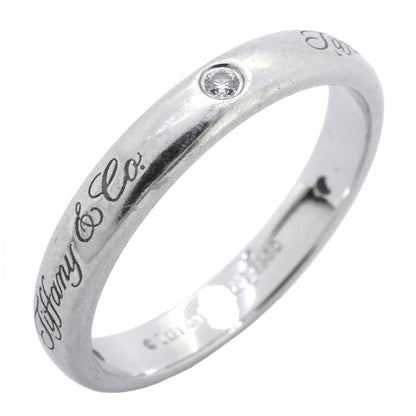 Tiffany & Co Ring Lucida/notes 3PD Pt950 Platinum Diamond #11 Ladies