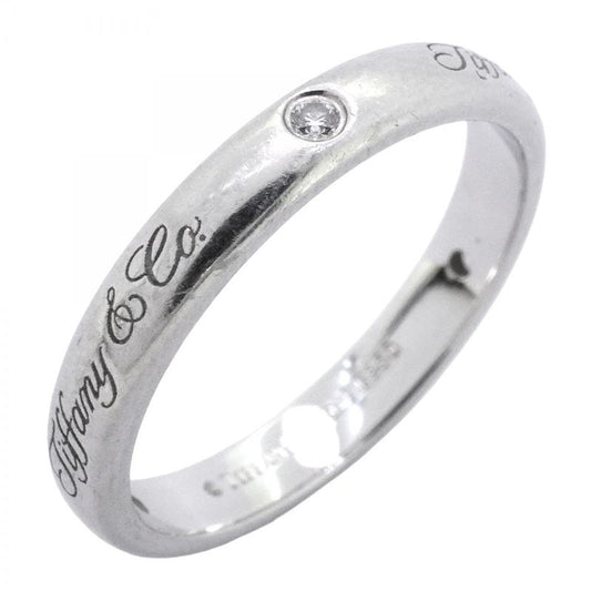Tiffany & Co Ring Lucida/notes 3PD Pt950 Platinum Diamond #11 Ladies
