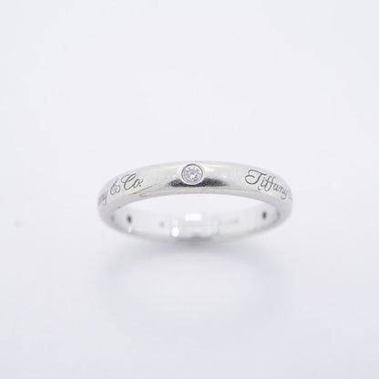 Tiffany & Co Ring Lucida/notes 3PD Pt950 Platinum Diamond #11 Ladies