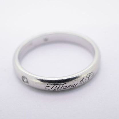 Tiffany & Co Ring Lucida/notes 3PD Pt950 Platinum Diamond #11 Ladies