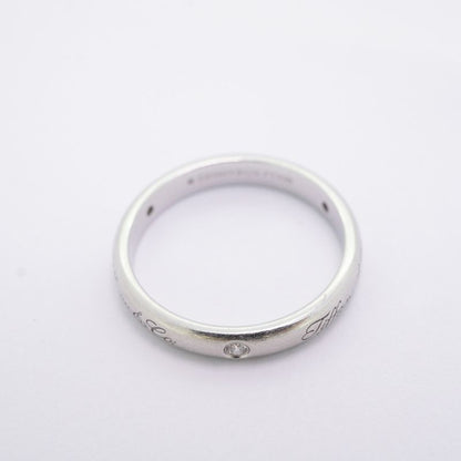Tiffany & Co Ring Lucida/notes 3PD Pt950 Platinum Diamond #11 Ladies