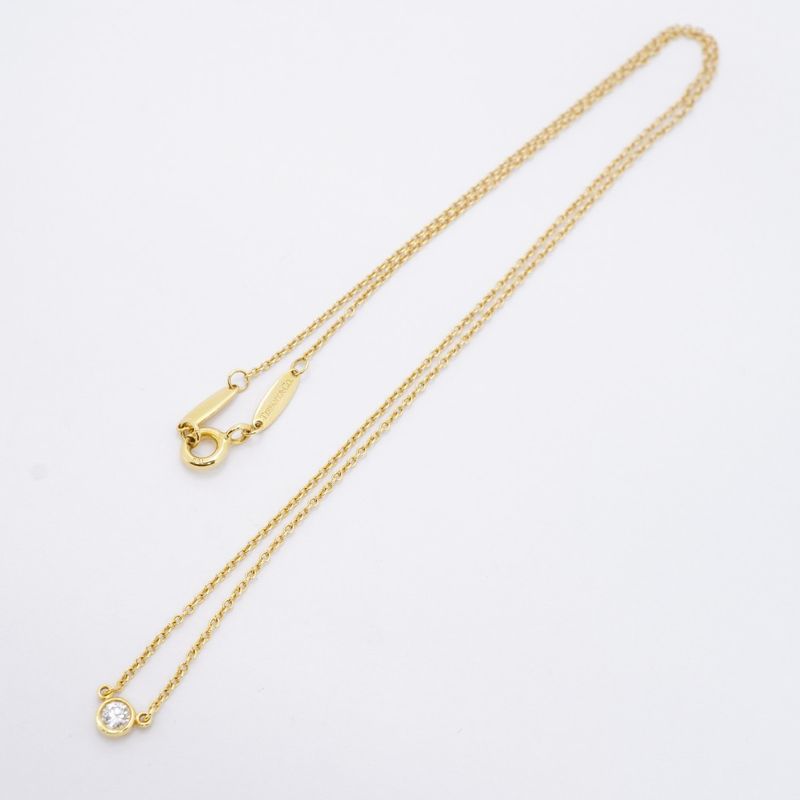 Tiffany & Co Necklace By-the-yard 1PD 18K Yellow Gold Yellow Gold Diamond Ladies