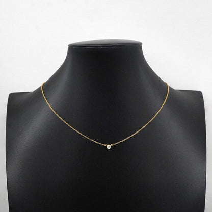 Tiffany & Co Necklace By-the-yard 1PD 18K Yellow Gold Yellow Gold Diamond Ladies