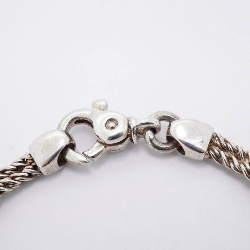 Tiffany & Co Bracelet Center Knot/double Rope Silver 925 Ladies