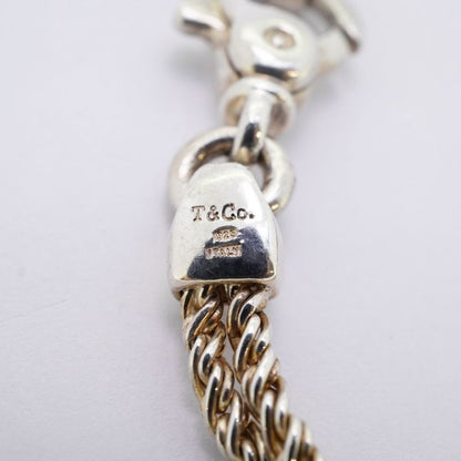 Tiffany & Co Bracelet Center Knot/double Rope Silver 925 Ladies