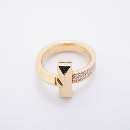 Tiffany & Co Ring T One 18K Pink Gold Pink Gold Diamond 021ct 95 Ladies