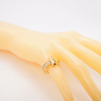 Tiffany & Co Ring T One 18K Pink Gold Pink Gold Diamond 021ct 95 Ladies