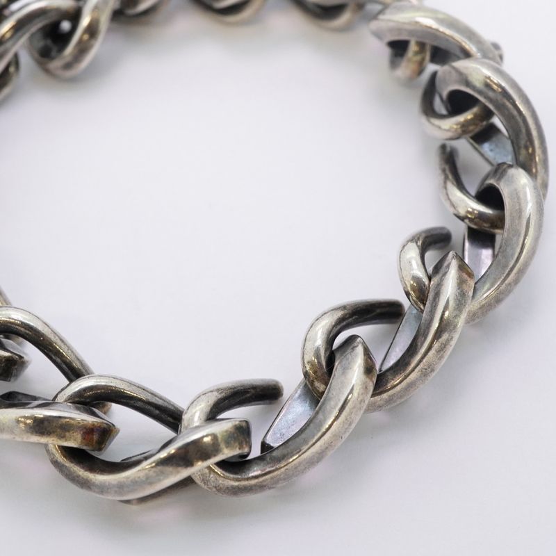 Tiffany & Co Bracelet Forge/large Link Silver 925 Men's