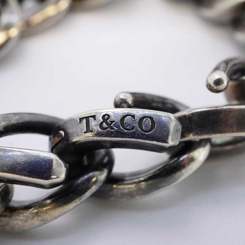 Tiffany & Co Bracelet Forge/large Link Silver 925 Men's