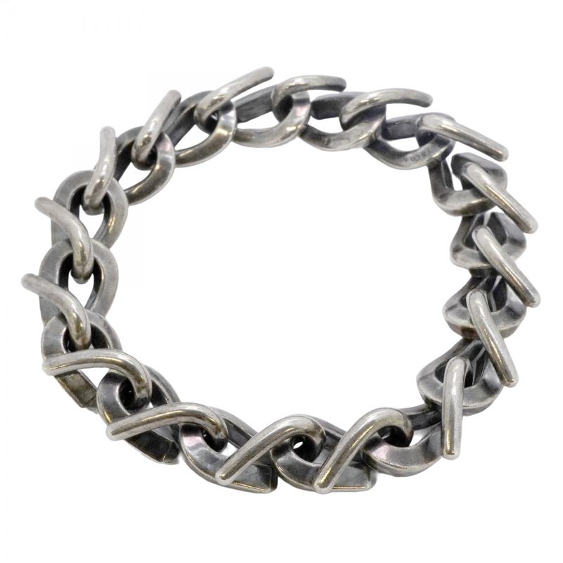 Tiffany & Co Bracelet Forge/large Link Silver 925 Men's