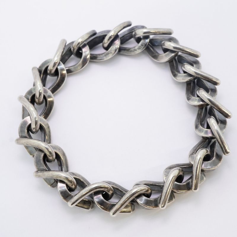 Tiffany & Co Bracelet Forge/large Link Silver 925 Men's