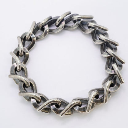 Tiffany & Co Bracelet Forge/large Link Silver 925 Men's