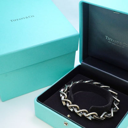 Tiffany & Co Bracelet Forge/large Link Silver 925 Men's