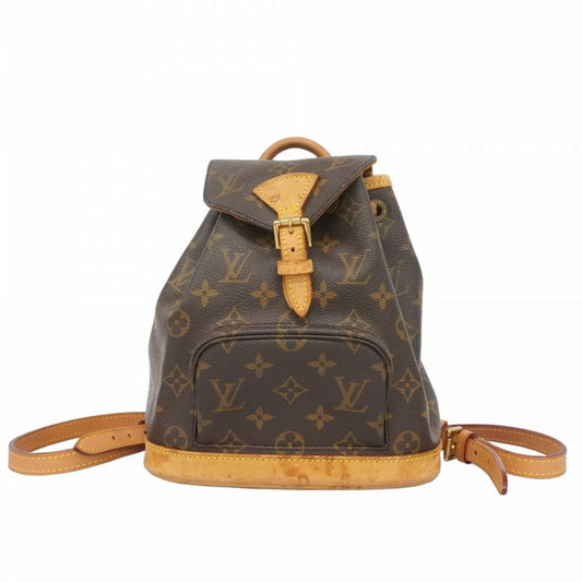 Louis Vuitton Backpack Daypack Monogram Mini Montsouris M51137 Brown Women's