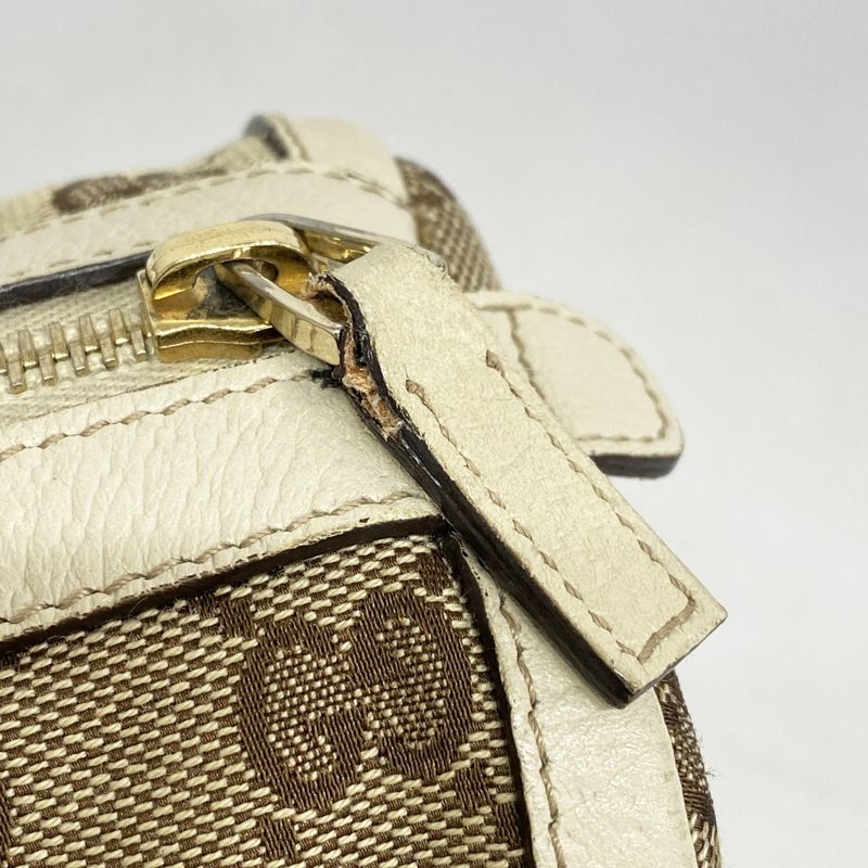 Gucci Tote Bag GG Canvas 130942 Canvas Brown Beige Chien Pan Gold Hardware