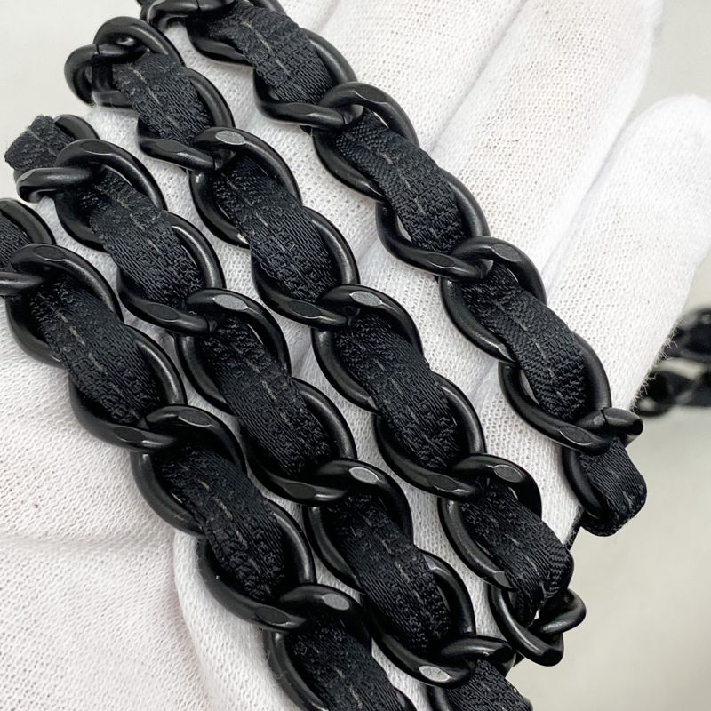 Chanel Shoulder Bag New Travel Chocobar Nylon Black Cles Deuce