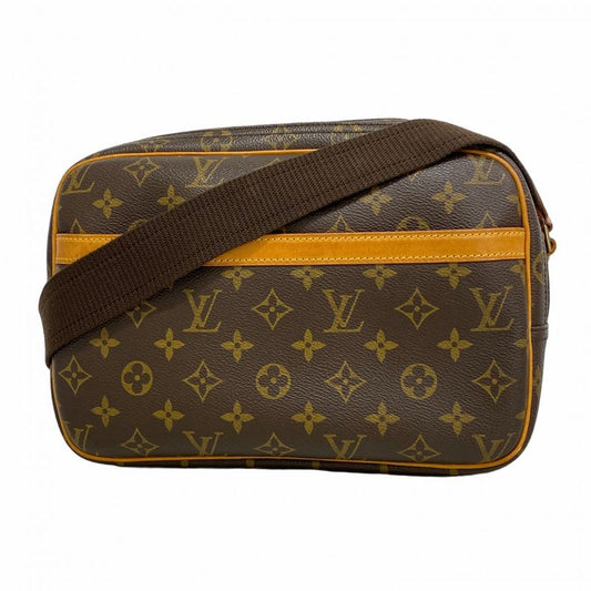 Louis Vuitton Shoulder Bag Monogram Reporter PM M45254 Brown Ladies
