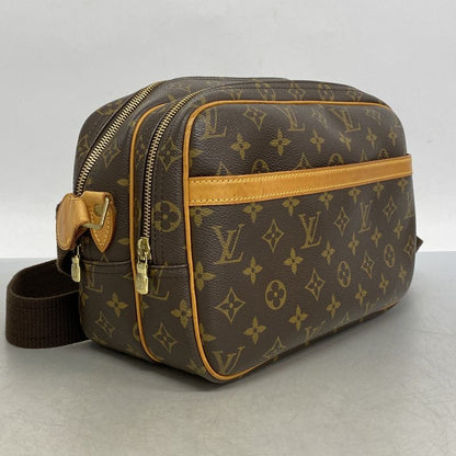 Louis Vuitton Shoulder Bag Monogram Reporter PM M45254 Brown Ladies
