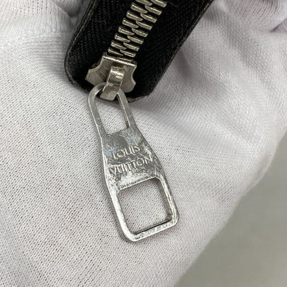 Louis Vuitton Long Wallet Damier Graphite Zippy Organizer N63077 Black Men's